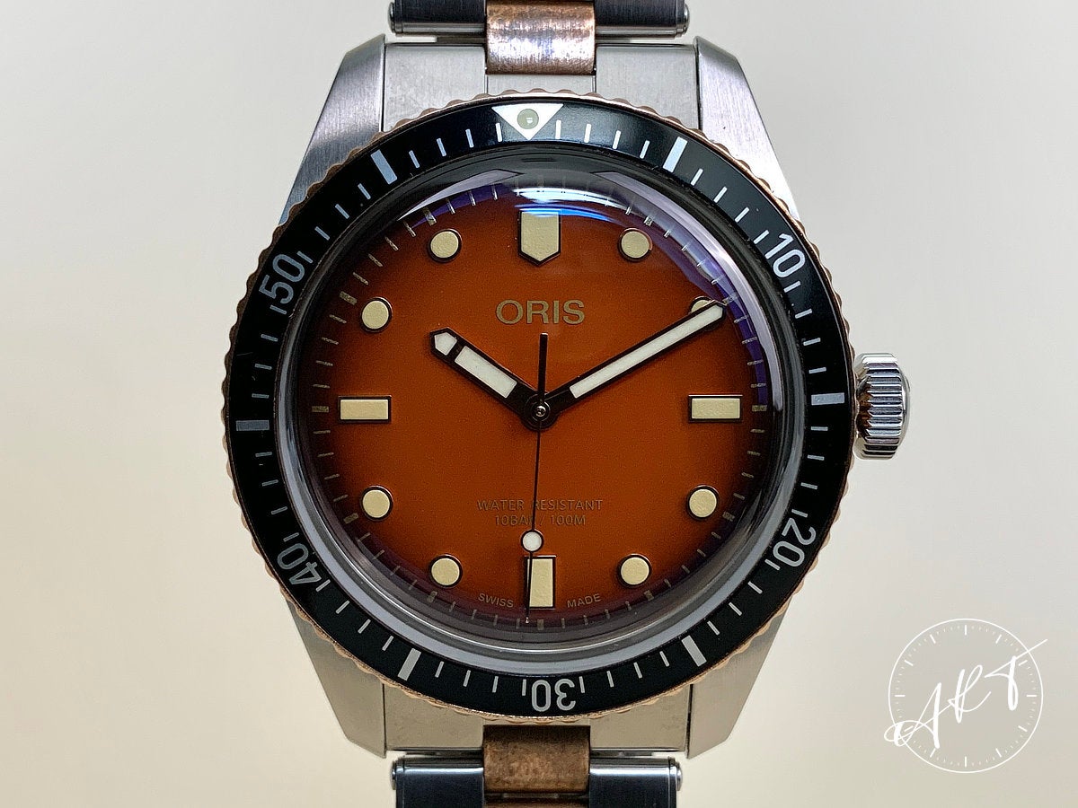 Oris Divers Sixty Five Honey for The Rake and Revolution Full