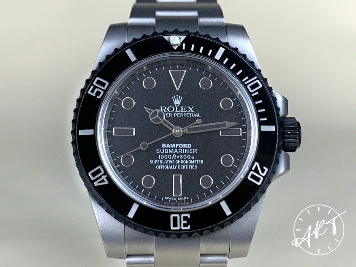 01 Rolex Bamford Submariner Black Dial