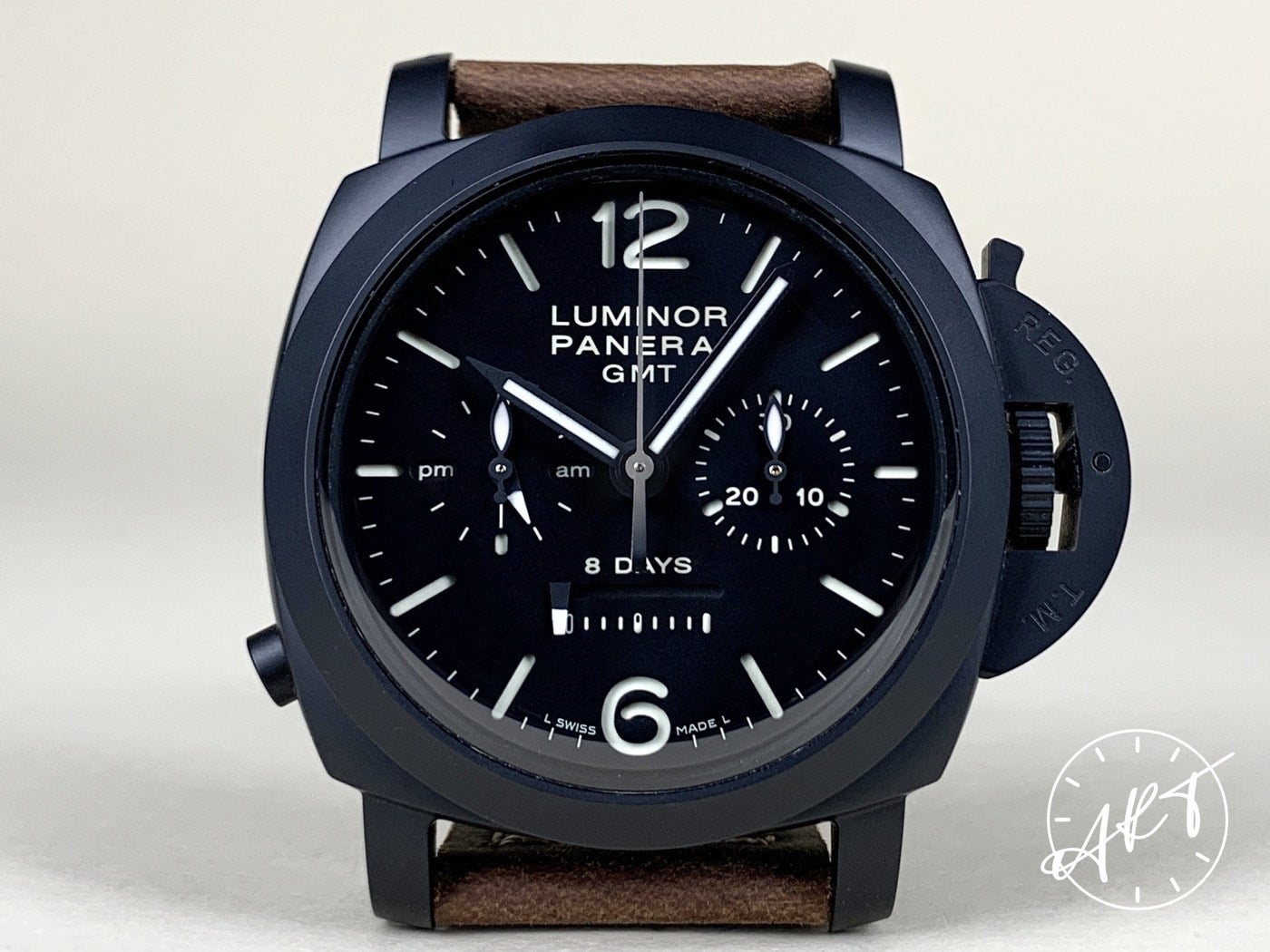 Panerai PAM00317 PAM 317 Luminor 1950 Monopulsante 8 Days GMT