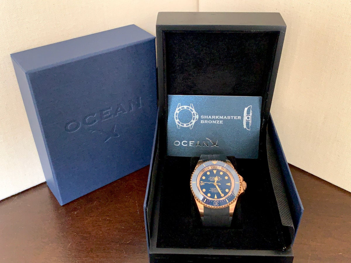 OceanX Sharkmaster 1000 SMS1012 | James Cameron Deepsea Rolex Homage |  Unboxing - YouTube