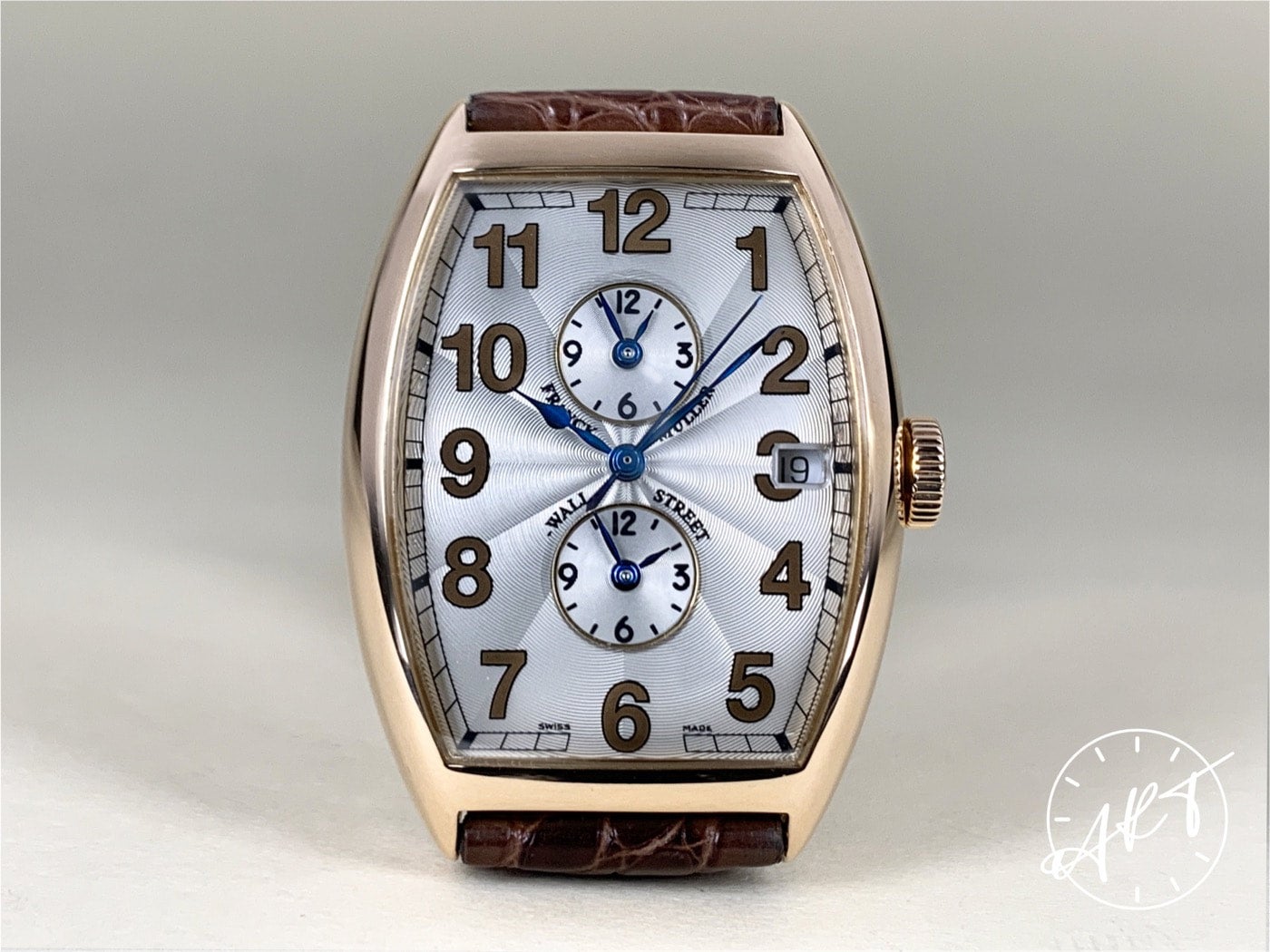 Franck Muller 18K Rose Gold 6850 MB Wall Street Ltd Ed Watch w B P