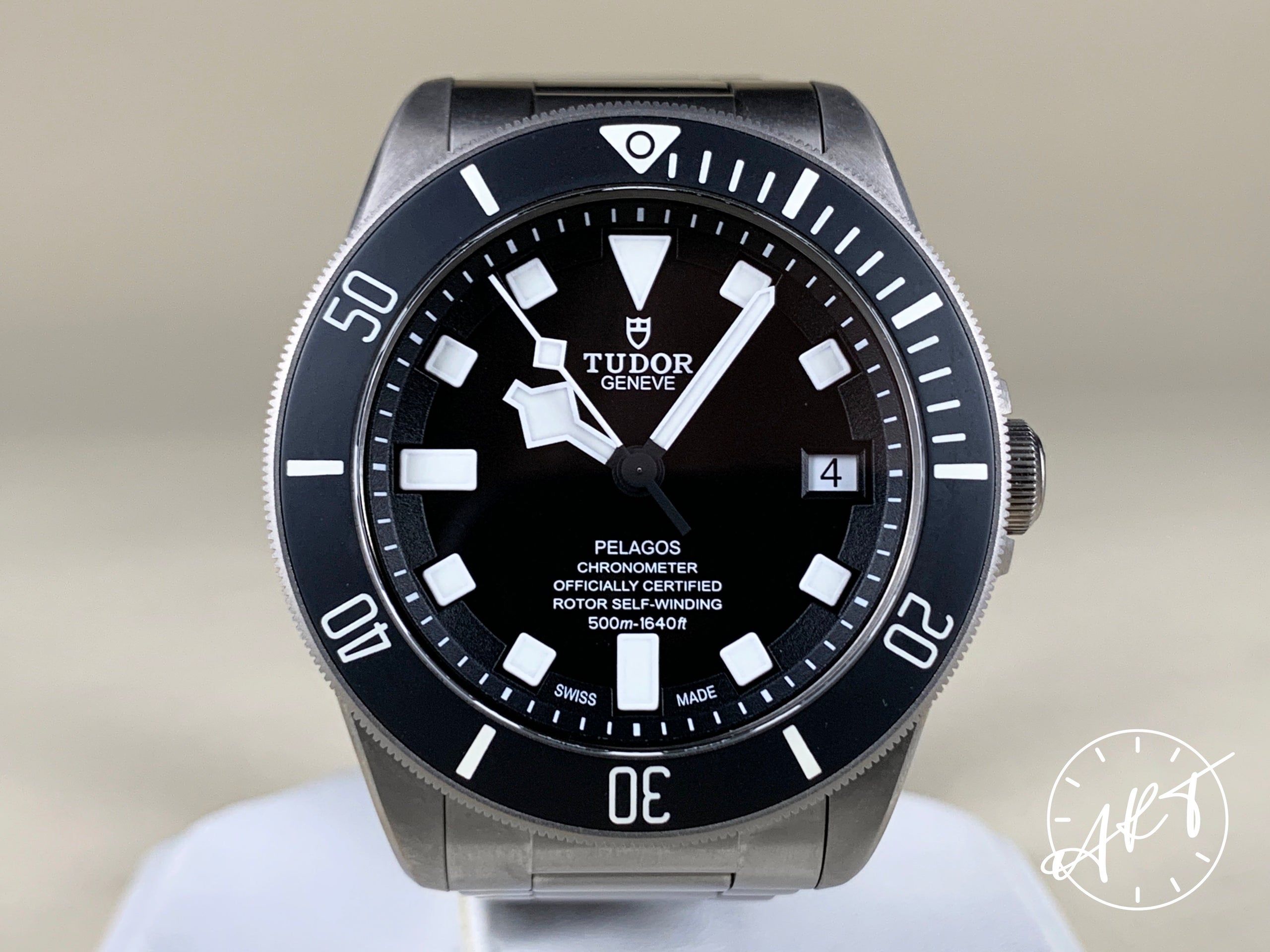 Tudor Pelagos Titanium Black Dial Automatic Diving Watch 25600TN w